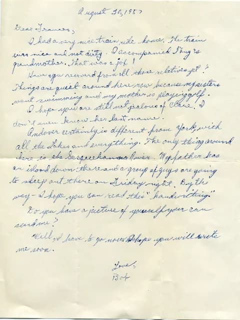 First scan page from August 20, 1957