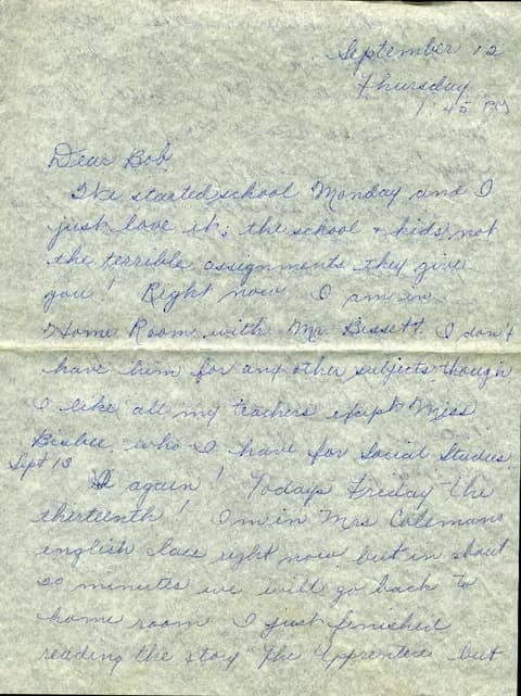 First scan page from September 12, 1957
