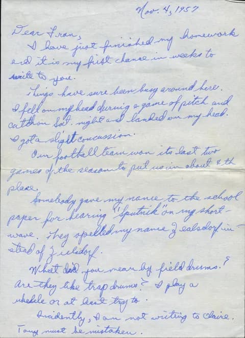 First scan page from November 4, 1957
