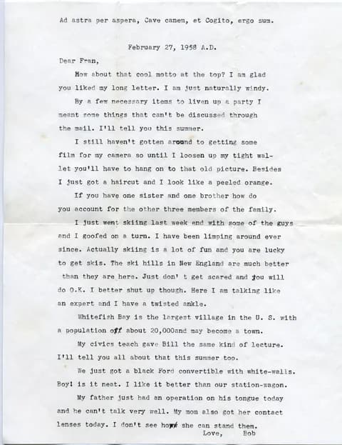 First scan page from February 27, 1958