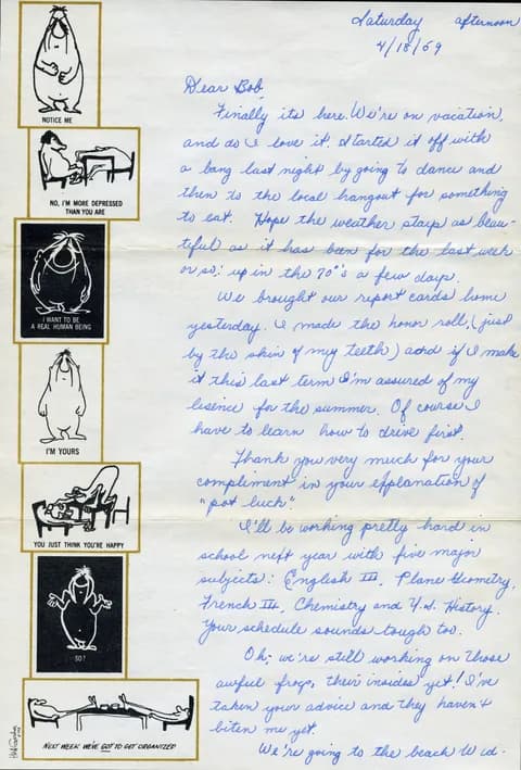 First scan page from April 18, 1959