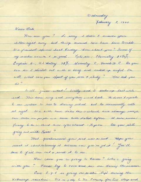 First scan page from February 3, 1960