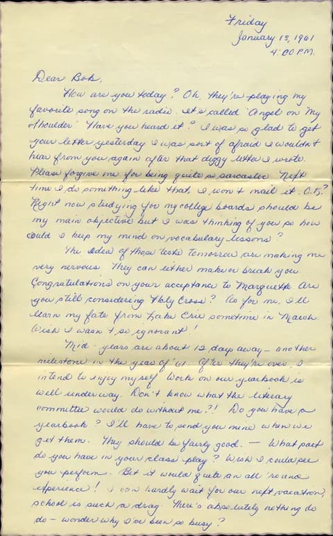 First scan page from January 13, 1961